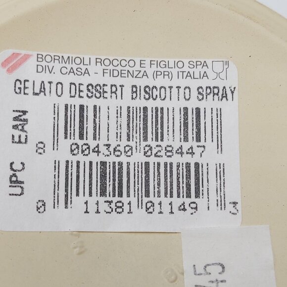 Bormioli Rocco Gelato  Dessert Biscotto Spray Waffle Cone Glasses-Made in Italy - Picture 5 of 6